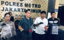 Pelaku Pencurian Pembobol Plafon di Cipayung dan Pasar Rebo, Kini Mendekam di Polres Jaktim 