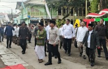 Lanal Pacitan Sambut Kunjungan kerja Wakil Presiden RI di Kabupaten Pacitan.