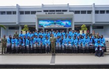 KASKORMAR HADIRI PELEPASAN JAMAAH HAJI TNI AL TAHUN 1447 H / 2026