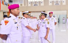 DANSESKOAL PIMPIN UPACARA PEMBUKAAN PENDIDIKAN MATRA-3 TNI ANGKATAN LAUT TA 2026