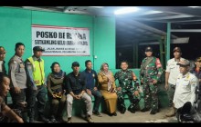 Koramil 07/Cipayung Bersama Komduk Gelar Patroli/Siskamling Antisipasi Gangguan Kamtibmas