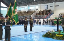 Penyematan Sabuk Hitam Kehormatan Perguruan Pencak Silat Militer (PSM) Wilayah Kodam Jaya/Jayakarta