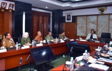 Danpushidrosal Hadiri Audiensi Asosiasi pelaku usaha logistik Indonesia dengan Menteri Keuangan RI