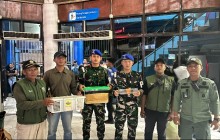 TNI AL GAGALKAN PENYELUNDUPAN SATWA DILINDUNGI DI KM GUNUNG DEMPO, DELAPAN EKOR BURUNG LANGKA DIAMAN
