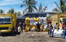 SINERGI TNI AL DENGAN APARAT GABUNGAN GAGALKAN PENYELUNDUPAN BALLPRESS ILEGAL DI SUMATERA UTARA