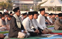 SAMBUT HARI YANG PENUH BERKAH, DANKODAERAL III LAKSANAKAN SALAT IDUL ADHA