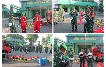 Kodim 0901/Samarinda Gelar Pelatihan Penanggulangan Kebakaran