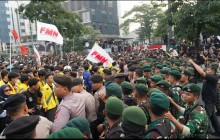 Kodam Jaya Perkuat Polda Metro, Aksi Demo BEM UI Berjalan Aman dan Lancar
