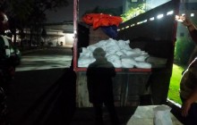TNI AL GAGALKAN PENYELUNDUPAN 6 TON PASIR TIMAH ILEGAL DI KAWASAN ANCOL