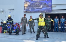 Pushidrosal Gelar Helideck Party di KRI Canopus-936