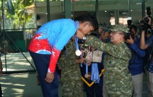 ATLET KODAERAL III DALAM KONTINGEN KOARMADA RI HADIRI UPACARA PENUTUPAN PEKAN OLAHRAGA TNI ANGKATAN 