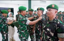 Pimpin Sertijab Danramil dan Korps Raport Masuk Satuan, Dandim 0507/Bekasi Tekankan Semangat Pengabd