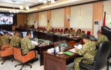 Pangdam IV/Diponegoro Ikuti Rapat Daring Evaluasi Percepatan Pembangunan KDKMP