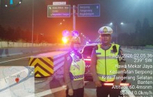 Antisipasi Balap Liar dan Konvoi Bubaran GIIAS 2026 Induk PJR BSD Korlantas Polri Gelar Blue Light P