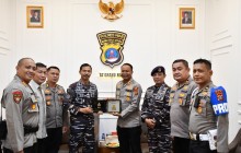 Perkuat Sinergitas, Danlanal Nias Laksanakan Kunjungan Silaturahmi ke Polres Nias
