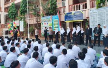 Goes to School, Polres Jaktim Ajak Pelajar SMK Dinamika Pembangunan Jauhi Tawuran