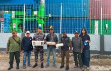 TNI AL GAGALKAN PENYELUNDUPAN SATWA DILINDUNGI DI KM DOBONSOLO