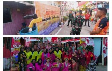 Semarak HUT RI ke-81, Kodim 0901/Samarinda Nilai Kampung Kreatif Merah Putih di Loa Janan Ilir