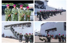 217 MARINIR BERGERAK KE FLORES, BAWA ALAT BERAT, KESEHATAN DAN 3 TON BANTUAN