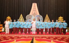 RAYAKAN 80 TAHUN PENGABDIAN, DANKODAERAL III DIDAMPINGI KETUA KODAERAL III HADIRI HUT JALASENASTRI