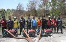 Dankodaeral XIII Tinjau Langsung Lokasi Karhutla di Kabupaten Banjar