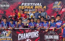 Lanal Bintan Dukung Pembinaan Generasi Muda, Danlanal hadiri Penutupan Festival Sepak Bola Usia Dini