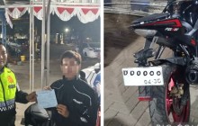 Petugas Induk PJR BSD Korlantas Polri Sigap Menindak Lanjuti  Sepeda Motor masuk Ruas Tol BSD 