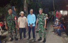 Patroli Wilayah, Babinsa Koramil 12/Manisrenggo Amankan Pentas Jathilan Di Desa Barukan