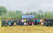 Kodim Klaten Tanam 1.000 Pohon Di Kemalang, Sambut HUT ke-81 TNI Dan HUT Ke-76 Kodam IV/Diponegoro