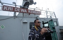 KRI Dewa Kembar-932 Dilibatkan Dalam Operasi SAR Jurnalis Hilang Kontak di Perairan Anak Krakatau