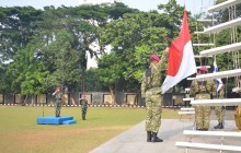 PRAJURIT Dan PNS KORPS MARINIR KOBARKAN SEMANGAT NASIONALISME DALAM UPACARA 17