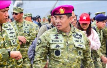 PANGKORMAR SAKSIKAN MOMENTUM BERSEJARAH, ITS GIUSEPPE GARIBALDI RESMI TIBA DI TANJUNG PRIOK