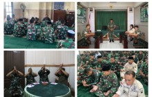 Kodim 0723/Klaten Gelar Doa Bersama Sambut HUT Ke-81 TNI Dan HUT Ke-76 Kodam IV/Diponegoro