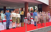 Danlanal Bintan Hadiri Upacara Hari Jadi Ke-24 Provinsi Kepulauan Riau di Kabupaten Bintan