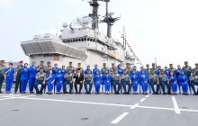 PERKUAT ARMADA LAUT INDONESIA, DANKODAERAL III HADIRI TRADISI DAN SYUKURAN KRI SRIWIJAYA-100