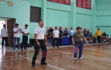 Semangat Sportivitas Warnai Pembukaan Turnamen Badminton Danlanal Cup Dalam Rangka HUT Ke-81 TNI AL