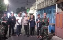 Jaga Kamtibmas Tetap Kondusif, Koramil 02/Matraman Bersama Komduk Gelar Patroli/Siskamling