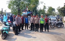 Polsek Cakung Kawal Keberangkatan Ratusan Buruh Menuju DPR RI, Situasi Kondusif