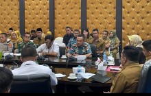 Rapat FKPD Perkuat Sinergi Lintas Sektor, Lanal Bintan Dukung Kesiapan Pilkades di Kabupaten Bintan