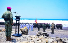 PANGKORMAR: SEKALI MARINIR TETAP MARINIR, 752 PRAJURIT DIKO MARINIR KE 180 RESMI SANDANG BARET UNGU.