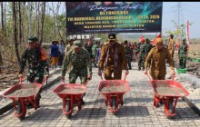 TMMD Reguler ke-130 Kodim 0723/Klaten Sasar Betonisasi 686 Meter dan Talud 855 Meter