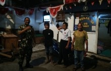 Jaga Kampung, Babinsa Ronda Bersama Warga