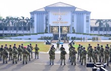 PERKUAT DISIPLIN DAN NASIONALISME, PRAJURIT DAN PNS SESKOAL LAKSANAKAN UPACARA BENDERA 17-AN