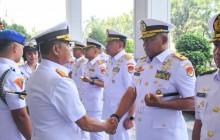 TONGKAT ESTAFET KEPEMIMPINAN BERGULIR, PANGKOARMADA RI PIMPIN SERTIJAB DANKODAERAL III DAN SEJUMLAH 