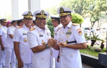 DANKODAERAL V HADIRI SERTIJAB DAN PELANTIKAN SEJUMLAH PEJABAT STRATEGIS KOARMADA RI DI JAKARTA