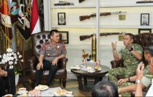 Pangdam Jaya Terima Kunjungan Silaturahmi Kapolda Metro Jaya, Perkuat Sinergi TNI-Polri