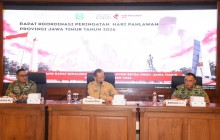 KODAERAL V PERKUAT SINERGI PEMPROV JATIM PERINGATI HARI PAHLAWAN 2026 