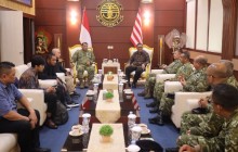 DANKODAERAL V TERIMA KUNJUNGAN BAPPENAS RI, PERKUAT KESIAPAN ALUTSISTA KAPAL DAN PANGKALAN TNI AL
