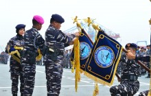 KASAL PIMPIN UPACARA HARI SUMPAH PEMUDA DI KRI SRIWIJAYA-100, ANUGERAHKAN SAMKARYANUGRAHA DAN PENGHA