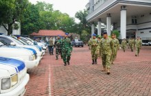 PASTIKAN PERFORMA PENGAWALAN, DANKODAERAL III INSPEKSI KENDARAAN DAN K-9 POMAL
